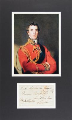 Lot #271 Duke of Wellington Signed Free Frank - Image 1