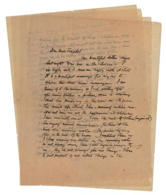 Lot #353 Marsden Hartley (2) Autograph Letters Signed - Image 3