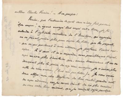 Lot #412 Andre Gide Autograph Letter Signed - Image 2