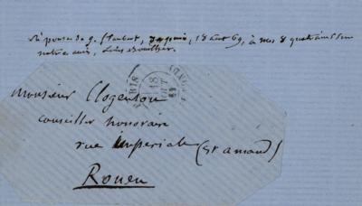 Lot #390 Gustave Flaubert Autograph Letter Signed - Image 2