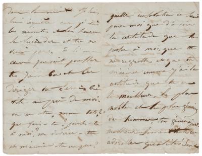 Lot #392 Victor Hugo: Juliette Drouet Autograph Letter Signed - Image 2