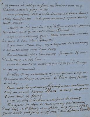 Lot #387 Alexandre Dumas, pere Autograph Manuscript Signed on Music in Naples - Image 3