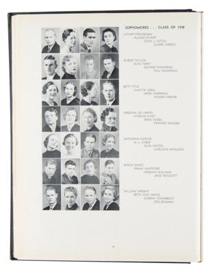 Lot #225 Byron White Yearbook and (2) Autographs - Image 2