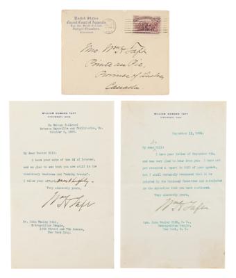 Lot #83 William H. Taft (4) Signed Items - Image 2