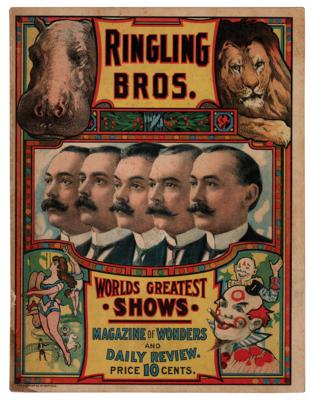 Lot #206 Ringling Brothers (6) Ephemera Lot - Image 1