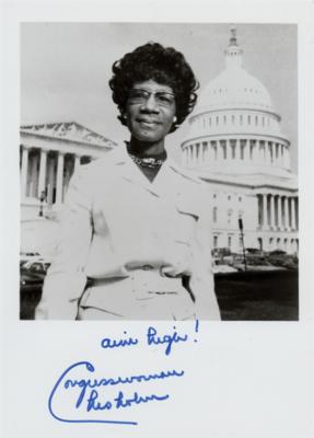 Lot #149 Shirley Chisholm Signed Photograph - Image 1