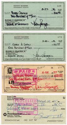 Lot #491 Country Music (10) Signed Checks - Image 3