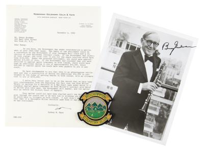 Lot #482 Benny Goodman (5) Signed Items - Image 2