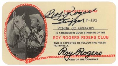 Lot #690 Roy Rogers (4) Signed Items - Image 2