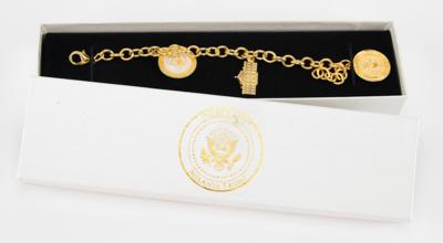 Lot #89 Melania Trump First Lady Jewelry Gifts: Brooch and Bracelet - Image 6