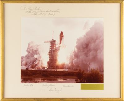 Lot #320 STS-7 Signed Photograph - Image 1