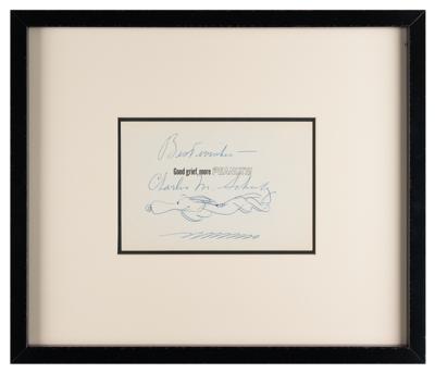 Lot #372 Charles Schulz Signed Sketch of Snoopy - Image 2