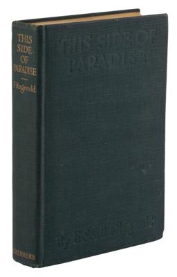 Lot #389 F. Scott Fitzgerald: This Side of Paradise (First Edition)