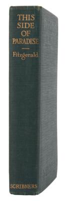 Lot #389 F. Scott Fitzgerald: This Side of Paradise (First Edition) - Image 3