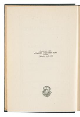 Lot #389 F. Scott Fitzgerald: This Side of Paradise (First Edition) - Image 5