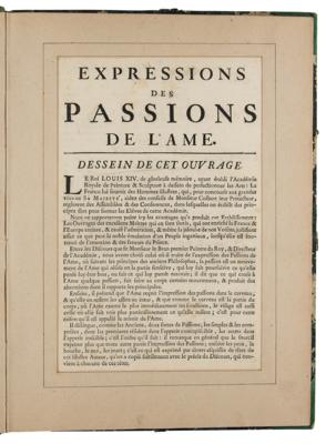 Lot #355 Charles Le Brun: Expressions des Passions de l'Âme - Image 2