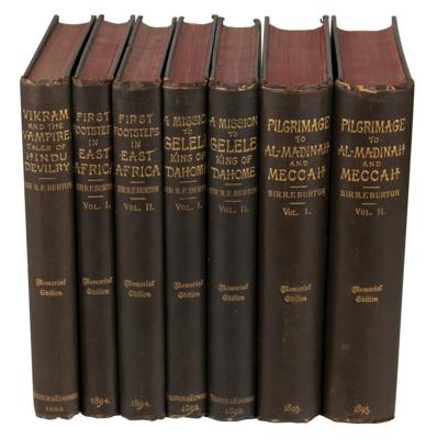 Lot #129 Richard F. Burton: Memorial Edition of Burton's Works in (7) Volumes - Image 2