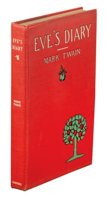 Lot #407 Samuel Clemens: Eve's Diary by Mark Twain (First Edition) - Image 3