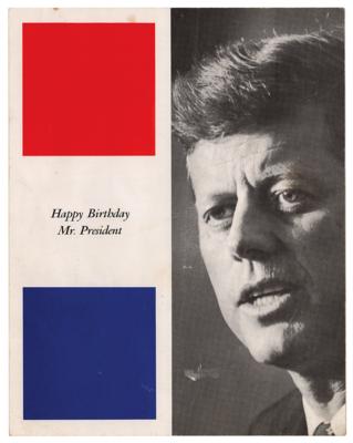 Lot #31 John F. Kennedy: 1962 Madison Square Garden Birthday Program - Image 1