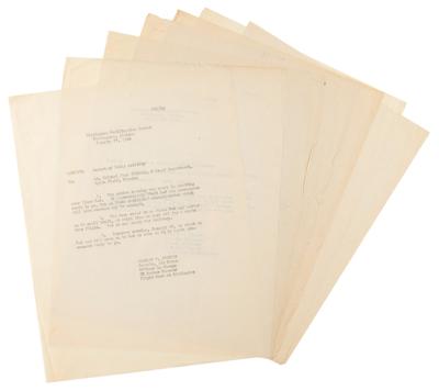 Lot #236 Bockscar: Charles Sweeney Archive of Atomic Bomb Documents, 1944-1946 - Image 7