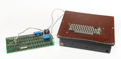 Lot #5011 Apple-1 Computer (Fully Operational, in Handmade Case with Built-In Keyboard) Signed by Steve Wozniak - Image 1