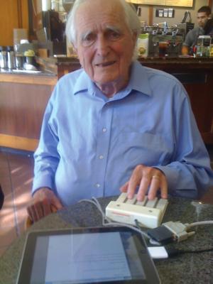 Lot #5062 Douglas Engelbart Coding Keyset, iPad, and Signed Book - Image 11