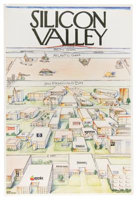 Lot #5065 Silicon Valley 1983 Pacific Ventures Poster - Image 1