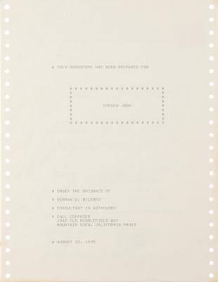 Lot #5003 Steve Jobs Hand-Annotated Atari Horoscope Program Archive - Image 5