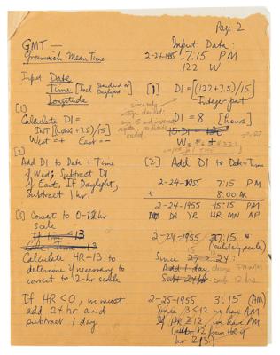 Lot #5003 Steve Jobs Hand-Annotated Atari Horoscope Program Archive - Image 4