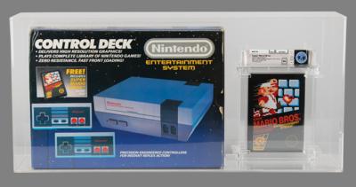 Lot #5069 Nintendo Entertainment System (NES) with Super Mario Bros. Game Pak (Unopened) - Wata 9.0 - Image 2