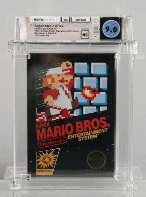 Lot #5069 Nintendo Entertainment System (NES) with Super Mario Bros. Game Pak (Unopened) - Wata 9.0 - Image 4