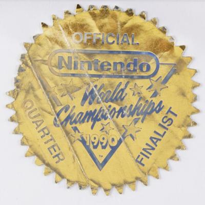 Lot #5068 Nintendo 1990 World Championships Quarter Finalist Sticker - Image 2