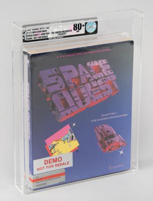 Lot #5070 Space Quest: Chapter I - The Sarien Encounter (Apple IIGS) Demo Version Video Game - VGA 80+ NM