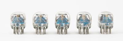 Lot #5056 Nixie Tubes (5) with Rare National