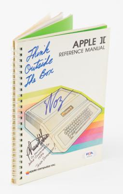 Lot #5050 Steve Wozniak and Ronald Wayne Signed Apple II Reference Manual