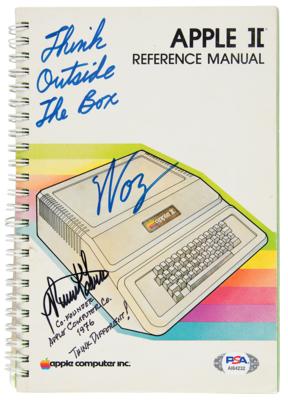 Lot #5050 Steve Wozniak and Ronald Wayne Signed Apple II Reference Manual - Image 2