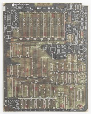 Lot #5020 Apple IIe P.A.L. Prototype Bare Logic Board (1982) - Image 1