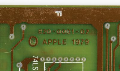 Lot #5018 Apple II Plus Bare Logic Board (1979) - Image 4