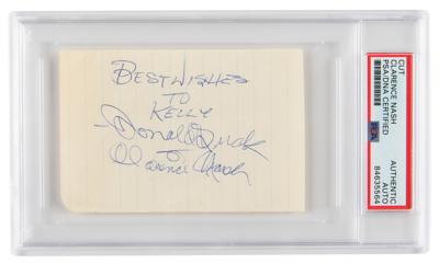 Lot #354 Clarence Nash Signature - Image 1