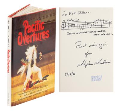 Lot #594 Stephen Sondheim and Al Hirschfeld Signed Book - Image 1