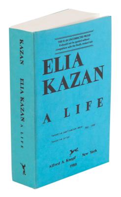 Lot #797 Elia Kazan Signed Book - Image 3