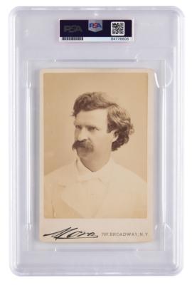 Lot #367 Samuel L. Clemens Signed Photograph - Image 2