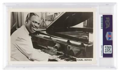 Lot #581 Earl 'Fatha' Hines Signed Photograph - Image 2