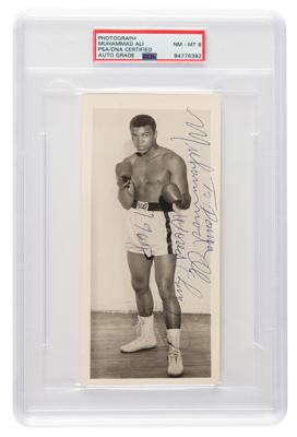 Lot #896 Muhammad Ali Signed Photograph - PSA