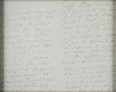 Lot #19 Franklin Pierce Autograph Letter Signed on Christmas Plans - Image 3