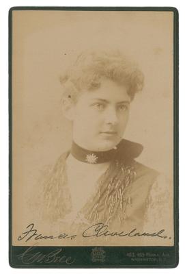 Lot #57 Frances Cleveland Signed Photograph - Image 1