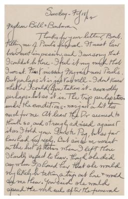 Lot #680 Edward Van Sloan (Remembered for Dracula and Frankenstein) Autograph Letter Signed - Image 1