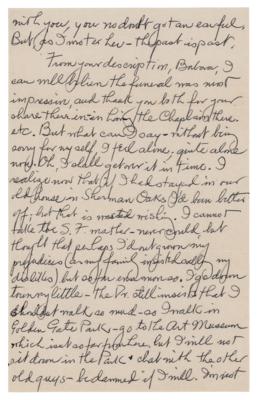 Lot #680 Edward Van Sloan (Remembered for Dracula and Frankenstein) Autograph Letter Signed - Image 2