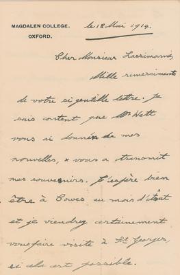 Lot #197 King Edward VIII Autograph Letter Signed on Parents
