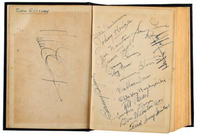 Lot #518 Jazz Legends: Hot Discography Multi-Signed Book with Over 40 Signatures, Including Fats Waller, Joe 'Tricky Sam' Nanton, Jimmie Blanton, and Louis Armstrong - Image 2